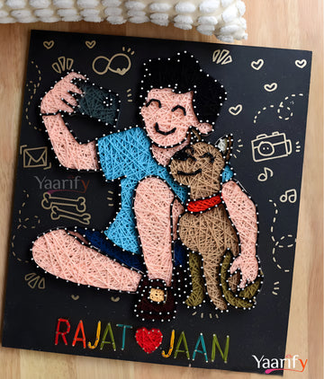 Dog Lover Thread Art