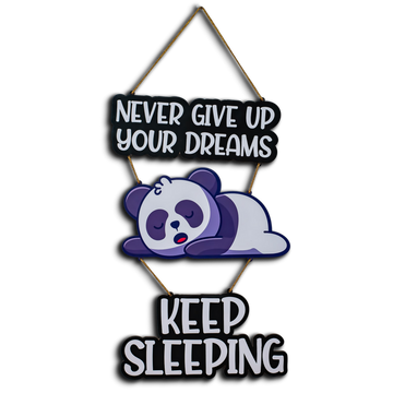 Dreaming Panda Wall Hanging