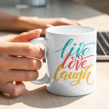 Personalized Mug (Live Love Laugh)