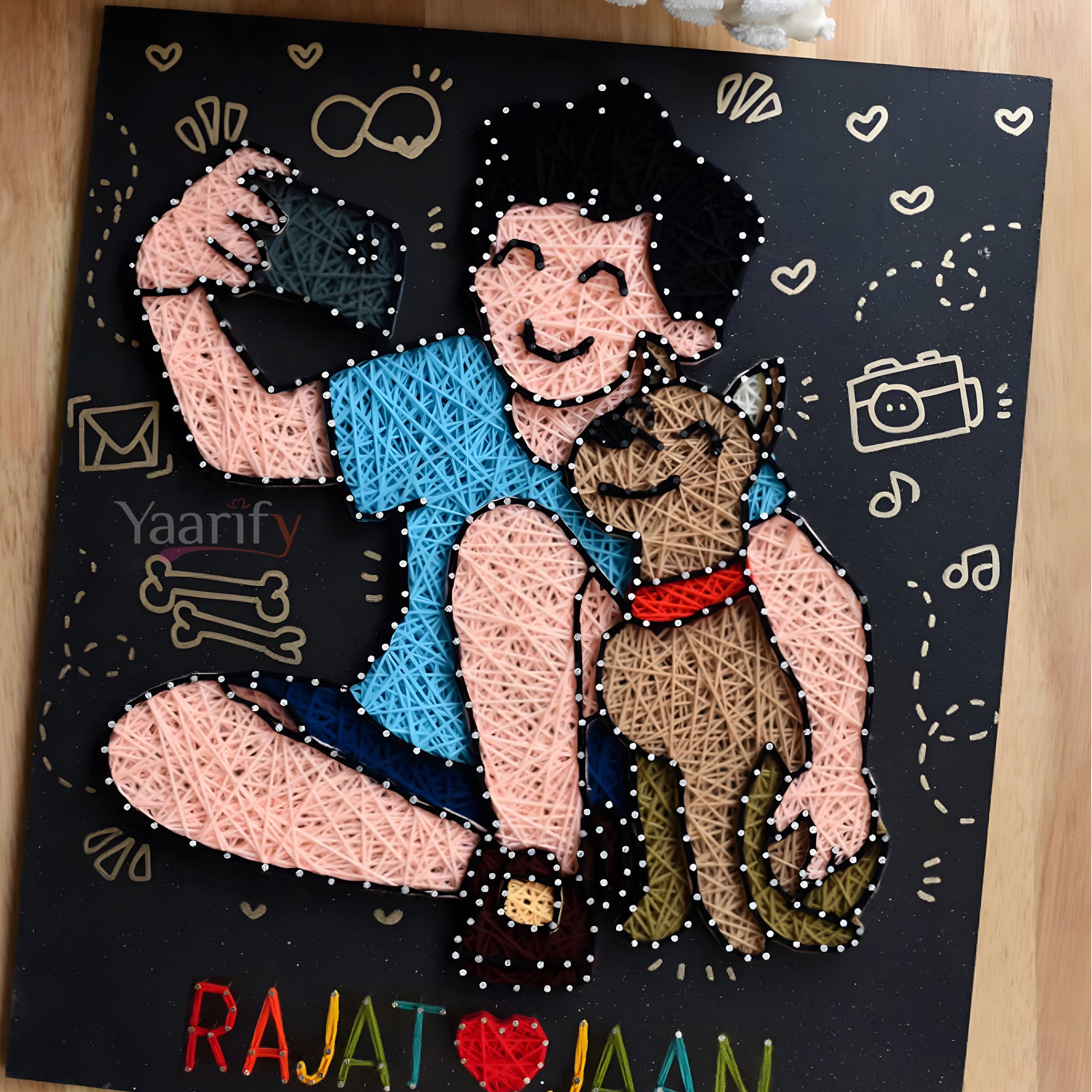 Dog Lover Thread Art