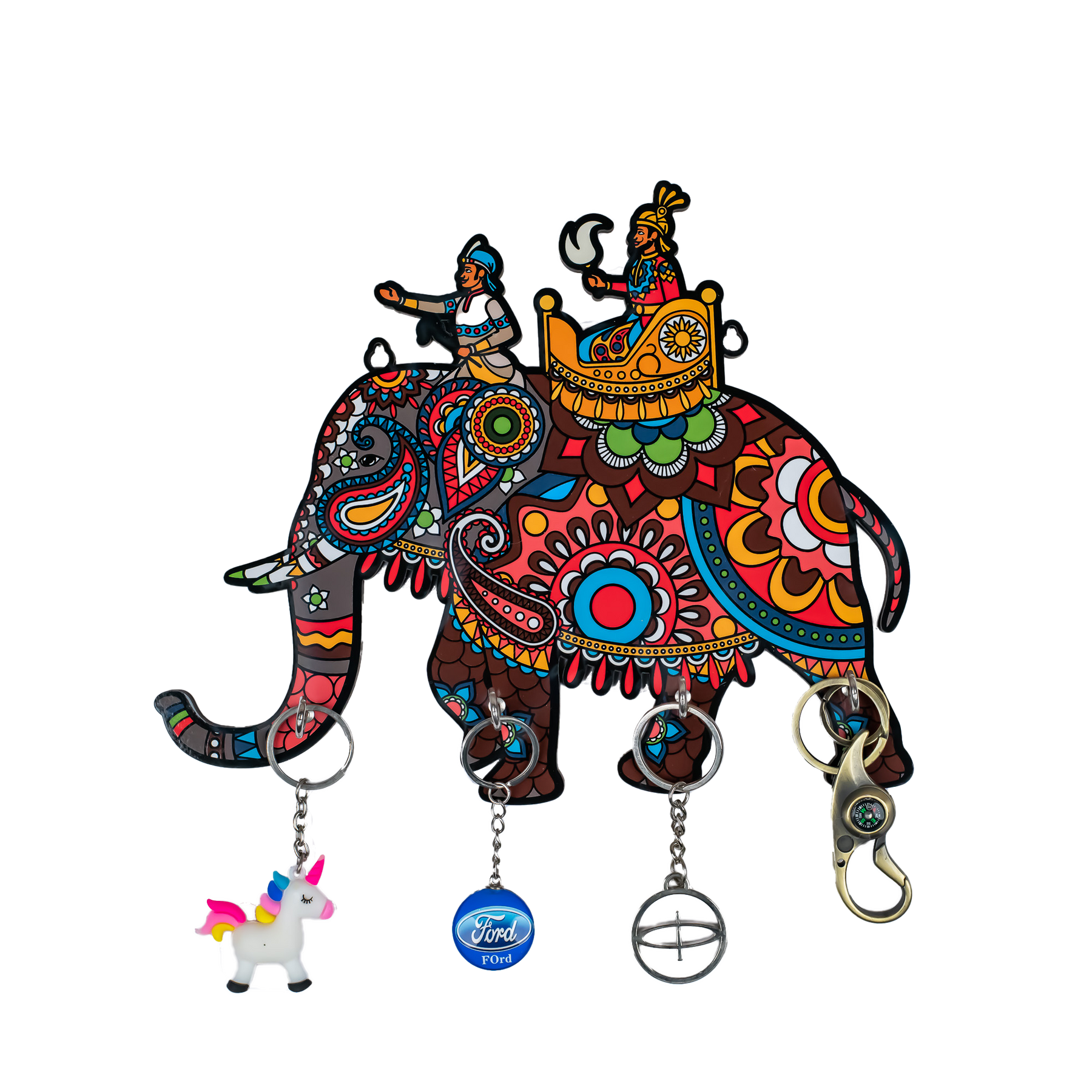 'Elephant' Key Holder Wall Hanging