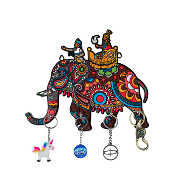 'Elephant' Key Holder Wall Hanging
