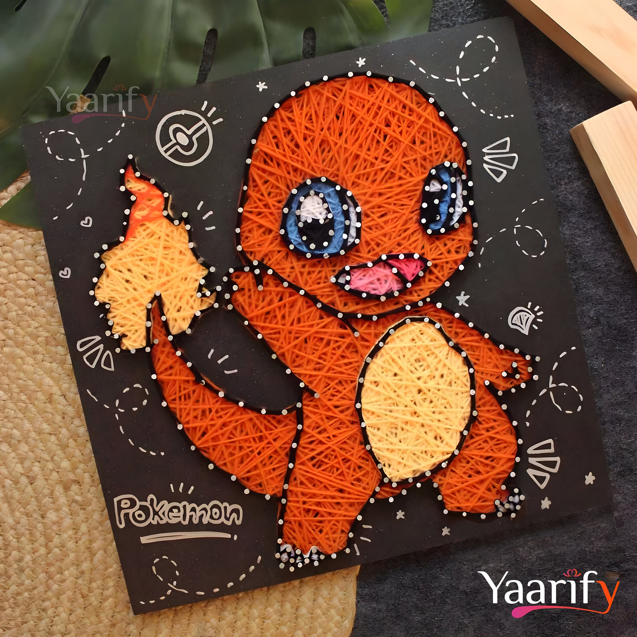 Charmander Pokémon - Thread Art(Rakhi Special)