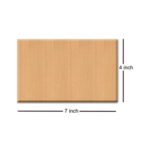 Personalized Engraved Wooden Photo Plaque Birthday Gift for Him or Her (7×4 in)
