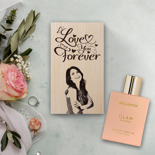 Glam Woman Perfume With Personalized Box