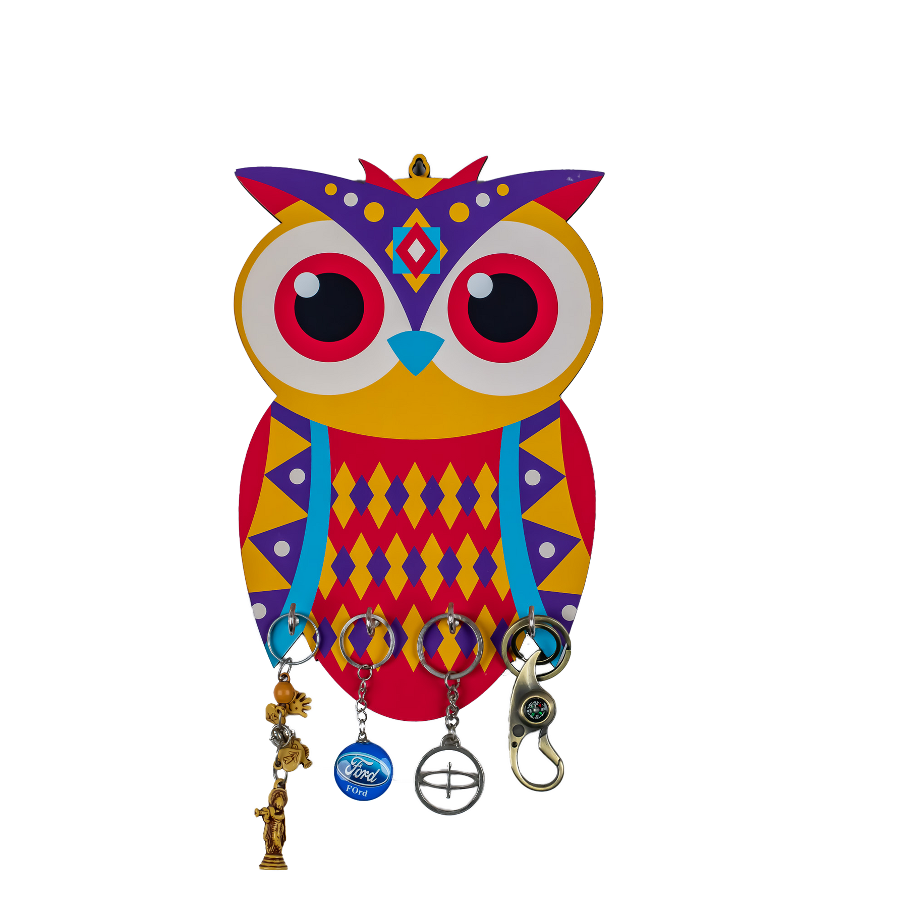 'Owl' Wooden Key Holder