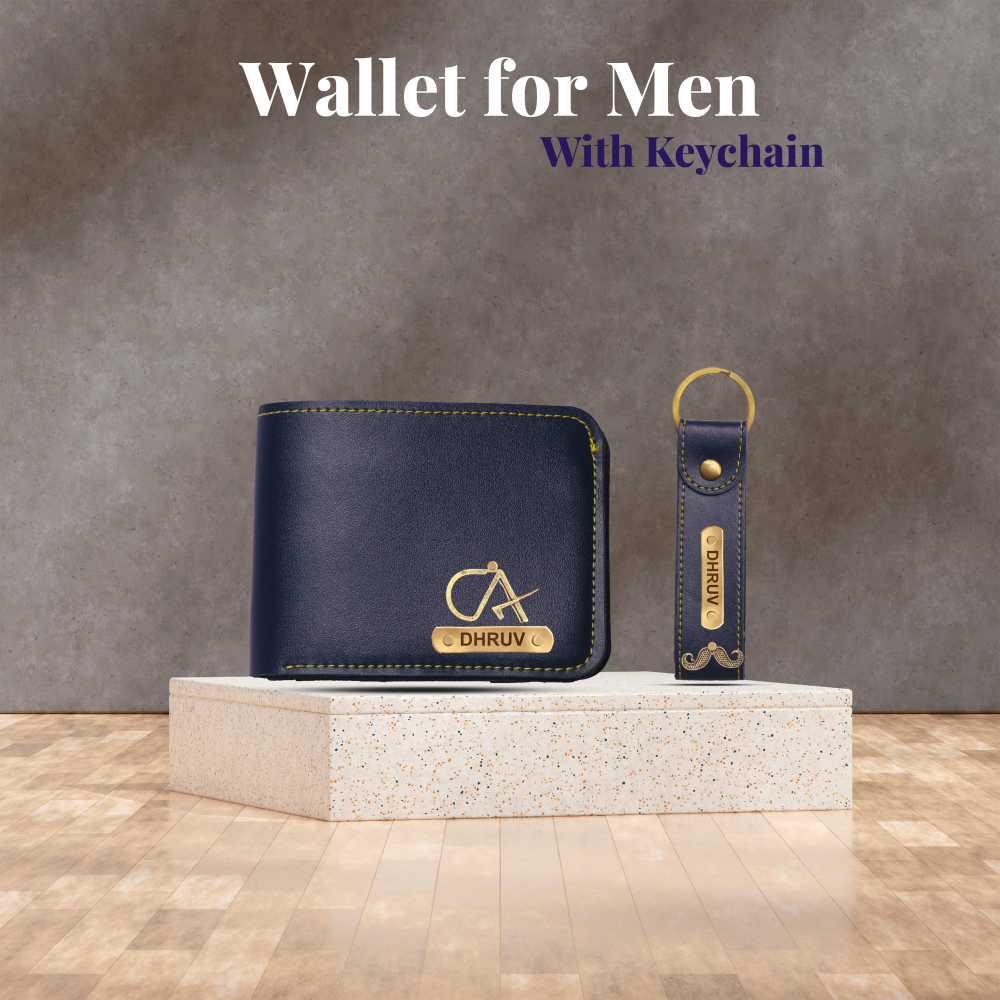 Men's Wallet And Keychain