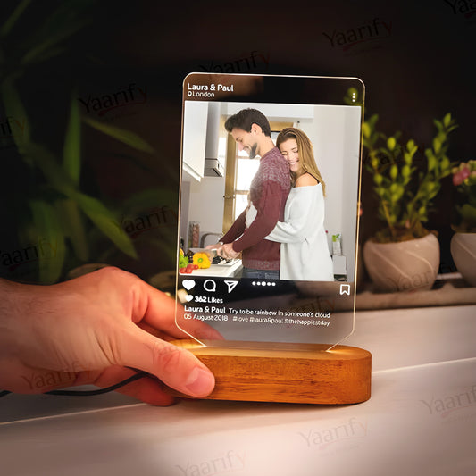 Instagram Lamp / Uv Printed Instagram Lamp