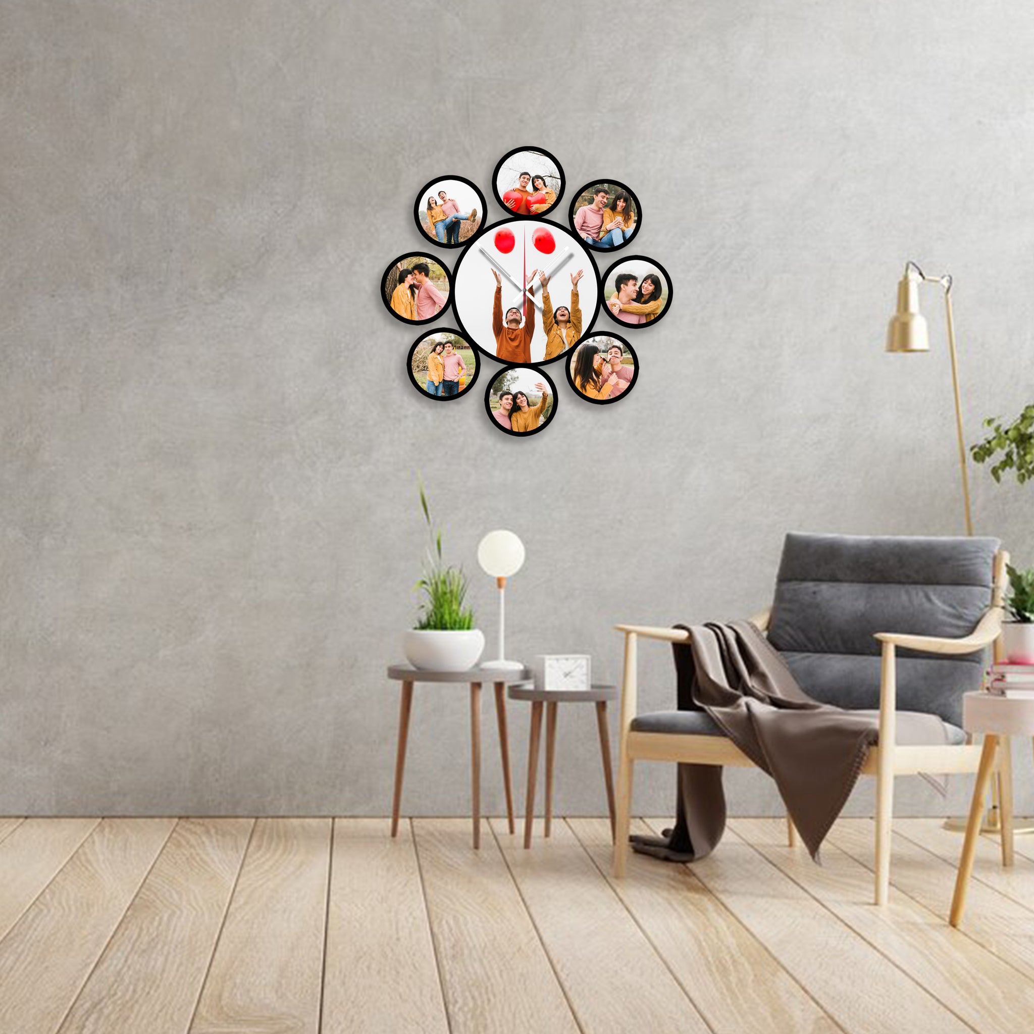 Personalized Wooden Clock- YC02