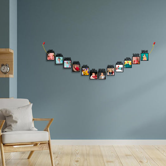 12 Months Baby Wooden Frame-YF50