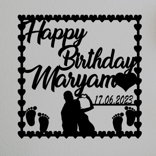 Birthday Wooden Frame-YF37